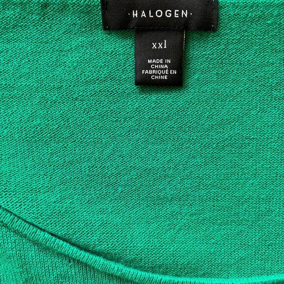 Halogen Women's 1X Green Sweater - Picture 4 of 5